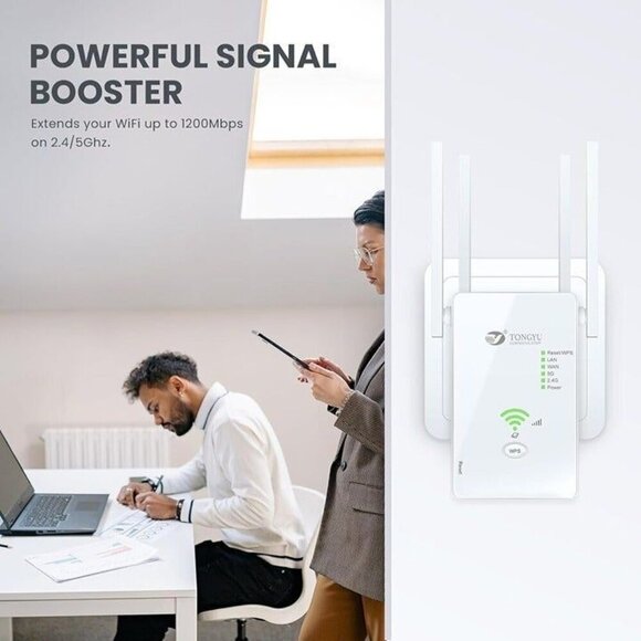 WiFi Extender Repeater Router 1200Mbps - Picture 7 of 8